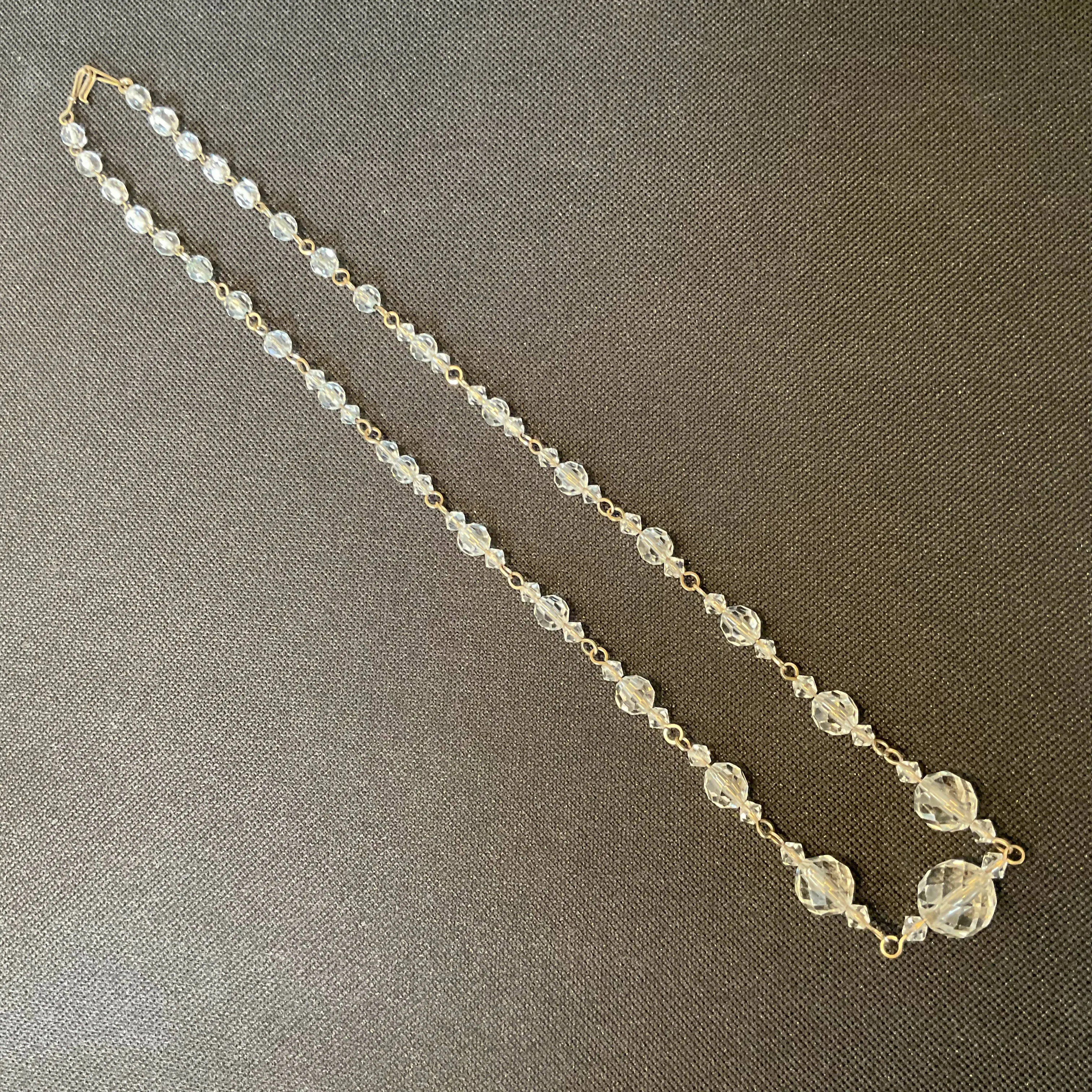 1930’s crystal necklace