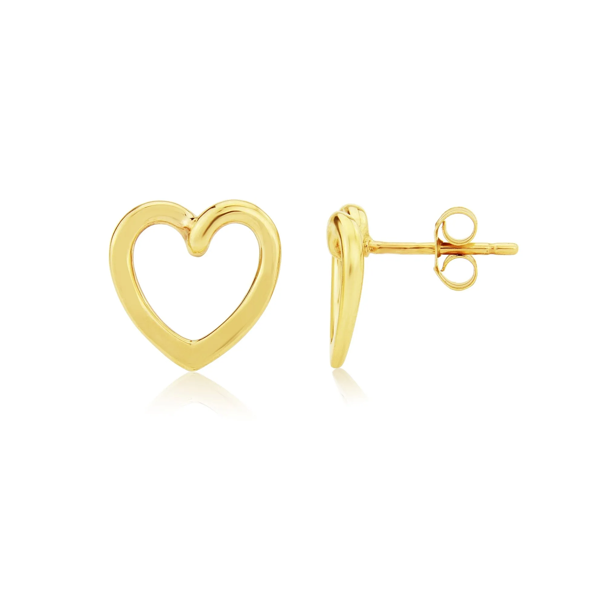 9ct Gold Hannah Heart Stud