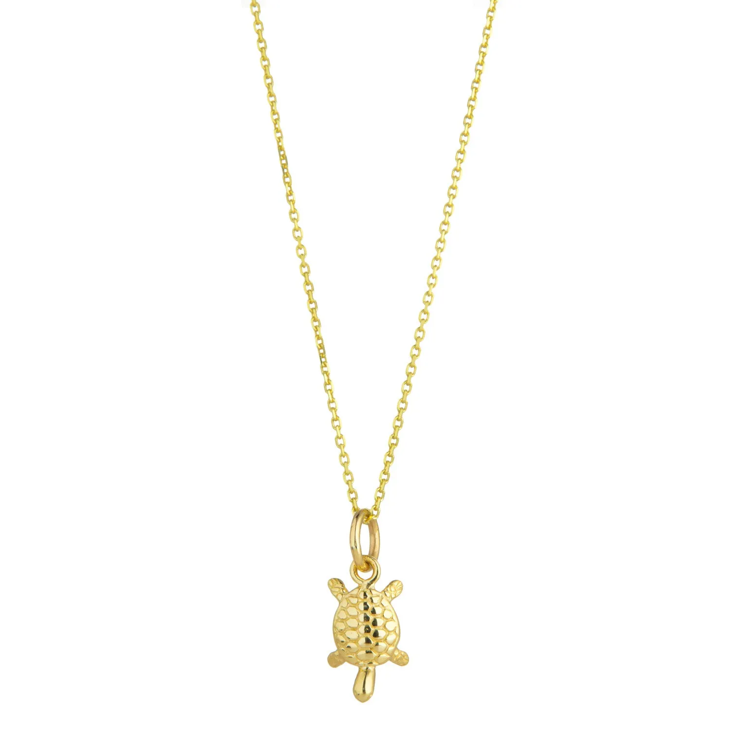 9kt Gold Turtle Pendant Necklace