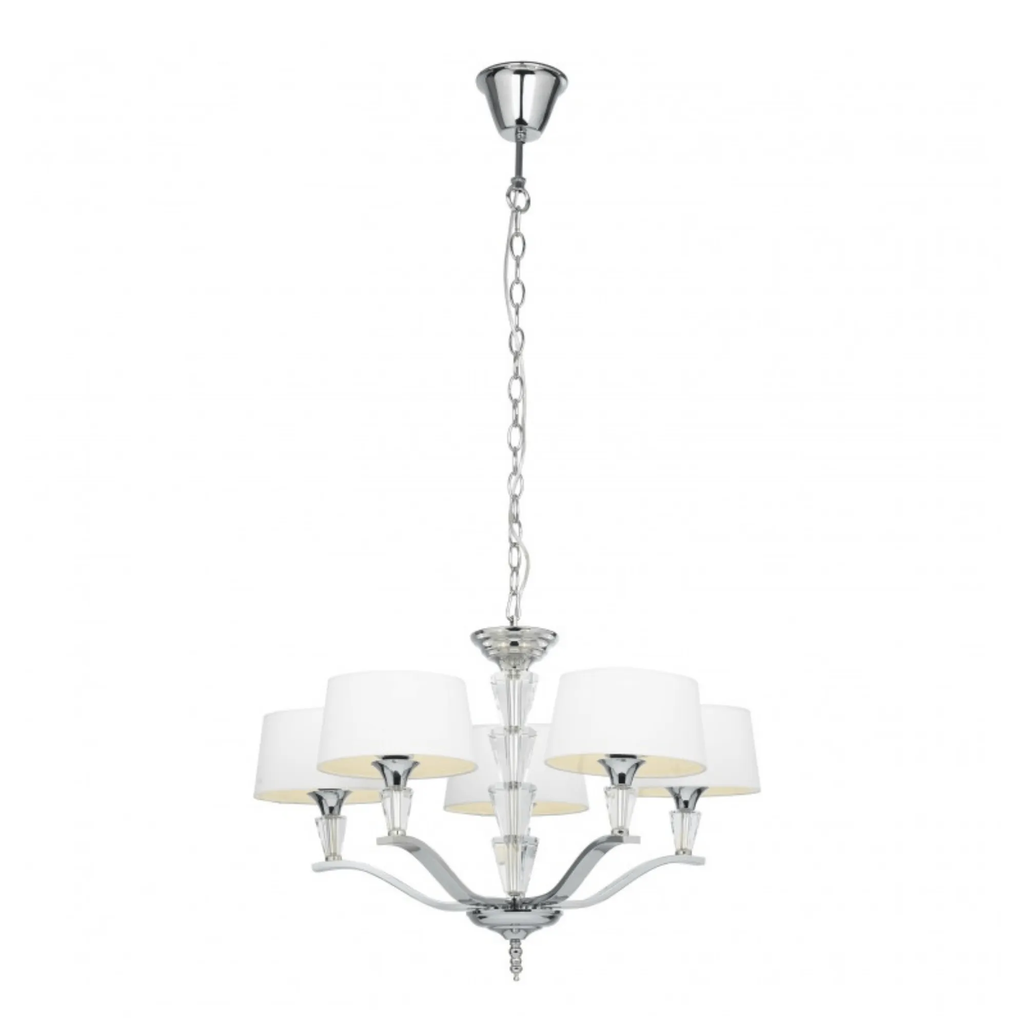 Alicia 5Lt Multi-Arm Pendant - Chrome