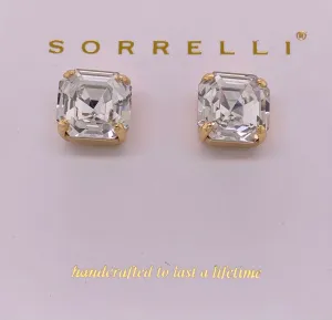 Asscher Cut Crystal Earrings