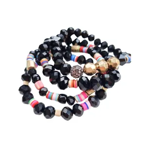 Bracelet Stack - Black