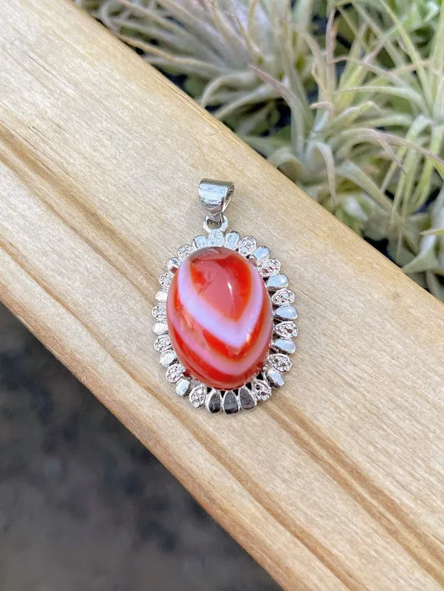 Carnelian Agate Pendant