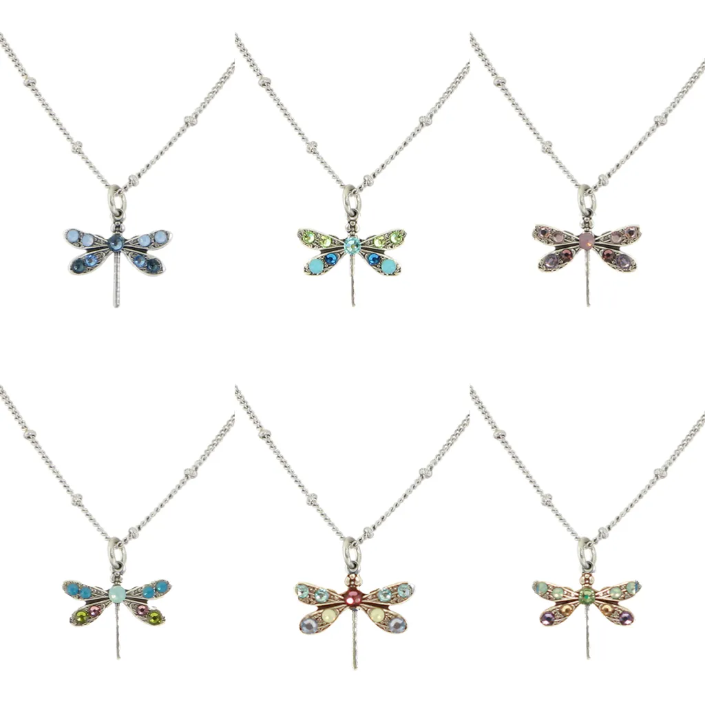 Crystal Dragonfly Necklace