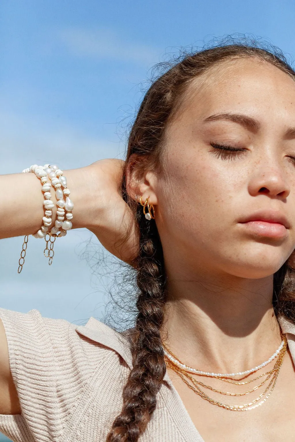 Dainty Paperclip Chain Necklace - Kei