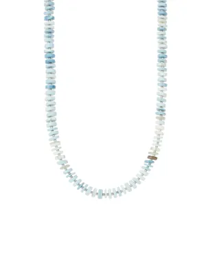 Denim Opal Heishi Miyuki Necklace | 6.5mm