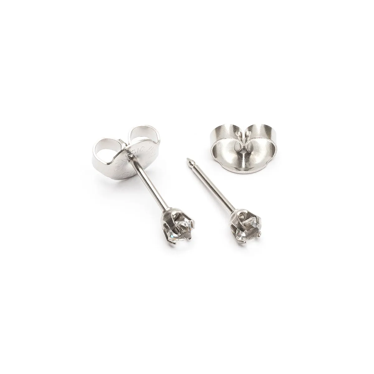 Ear Piercing 3 mm Crystal Stainless Steel Self Piercer