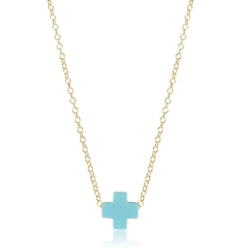 enewton Signature Cross Gold Necklaces