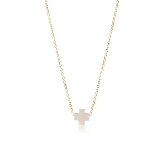 enewton Signature Cross Gold Necklaces