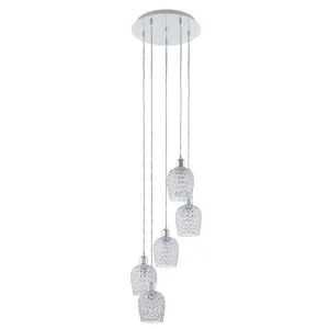 Eurolux P181 Bonares1 5LT Pendant 350mm Chrome