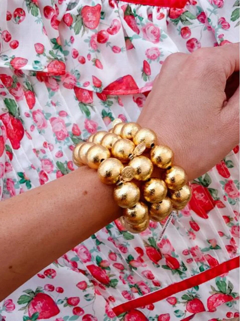 Georgia Bead Bracelet - Gold