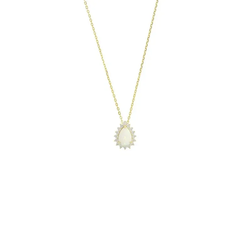 Georgini Opal Glow Rozelle Pendant - Gold