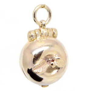 Gold Adam And Eve Apple Charm