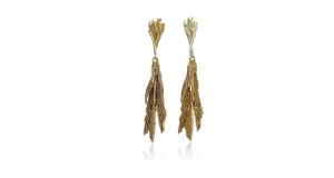 Gold 'Bark' Earrings