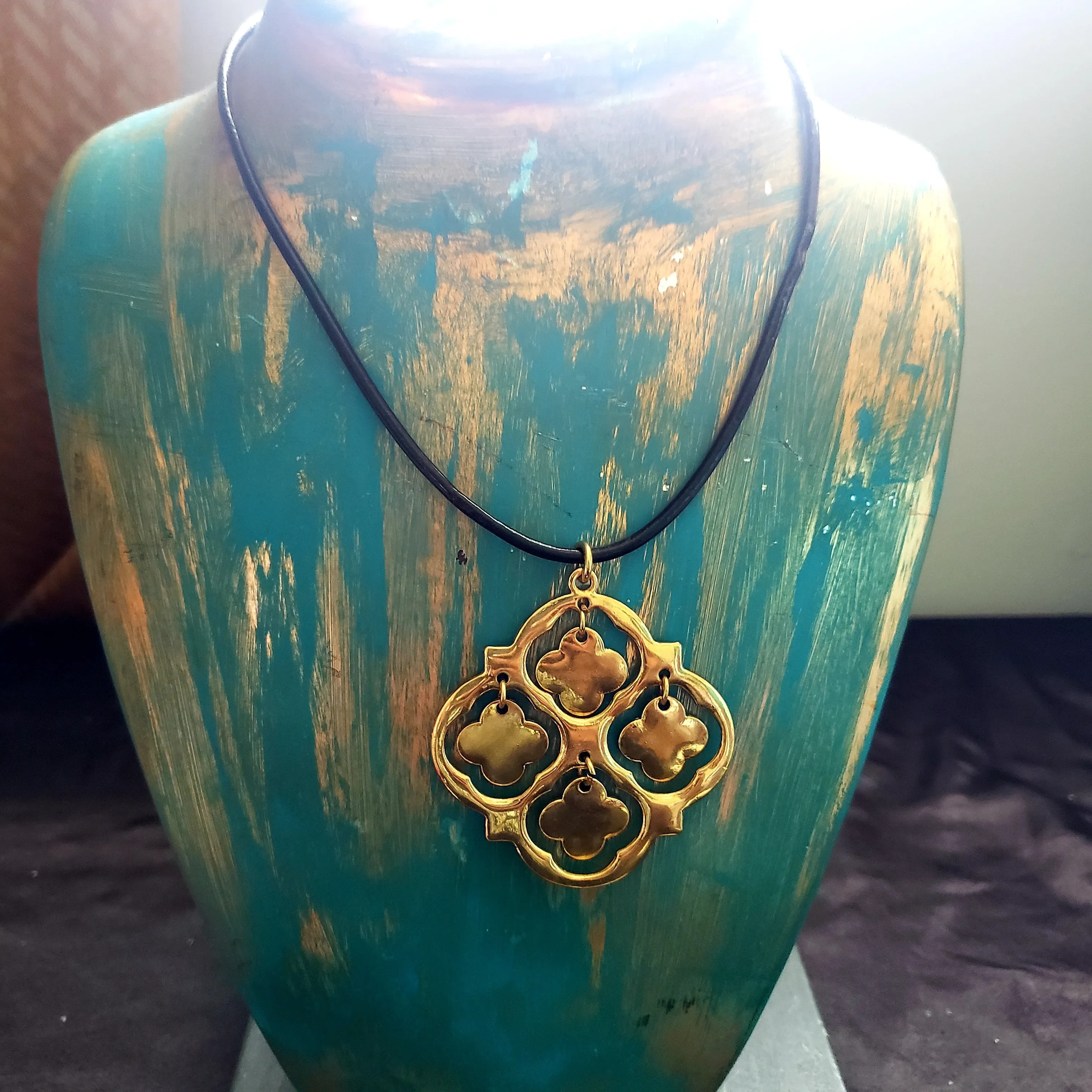 Gold Clover Necklace Necklaces