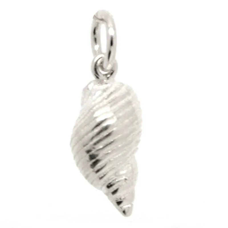 Gold Whelk Shell Charm