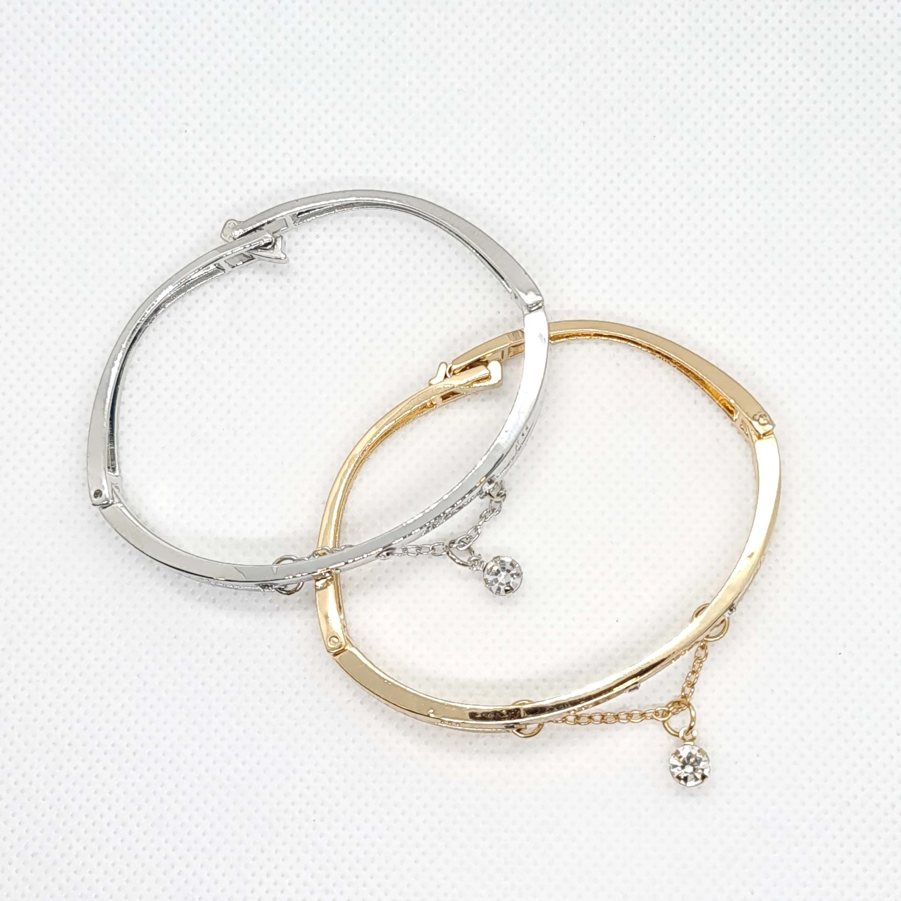 Golden & Silver Studs Hanging Bracelets