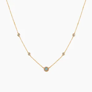 Halo Opal Necklace