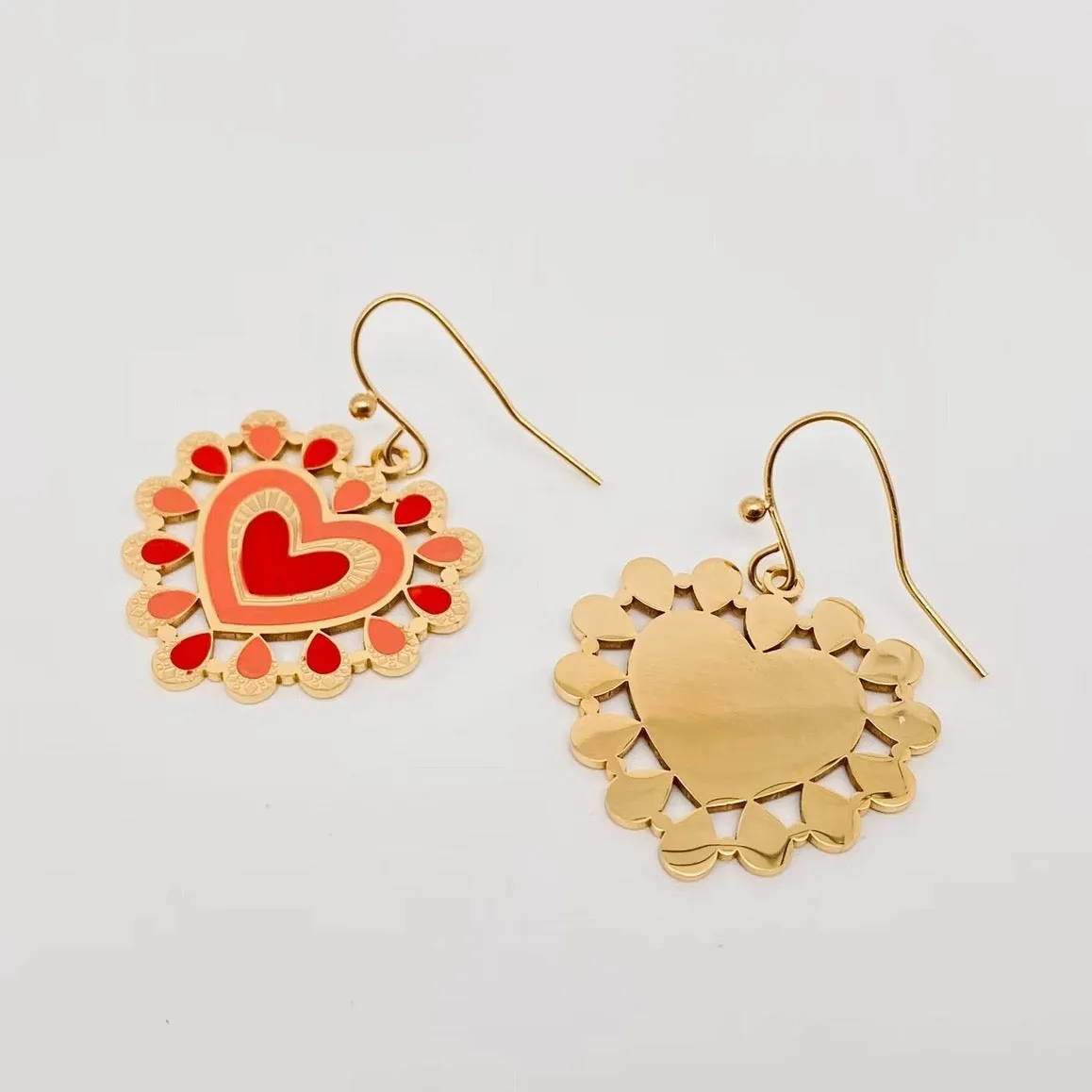 Heart Beats for You Earrings