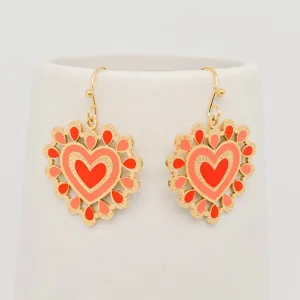 Heart Beats for You Earrings