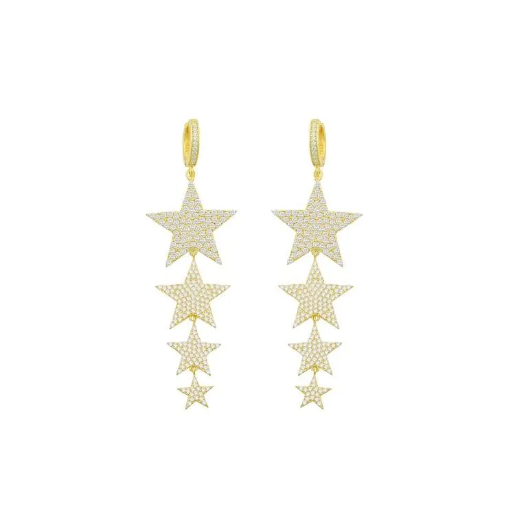 Hollywood Star Drop Earrings