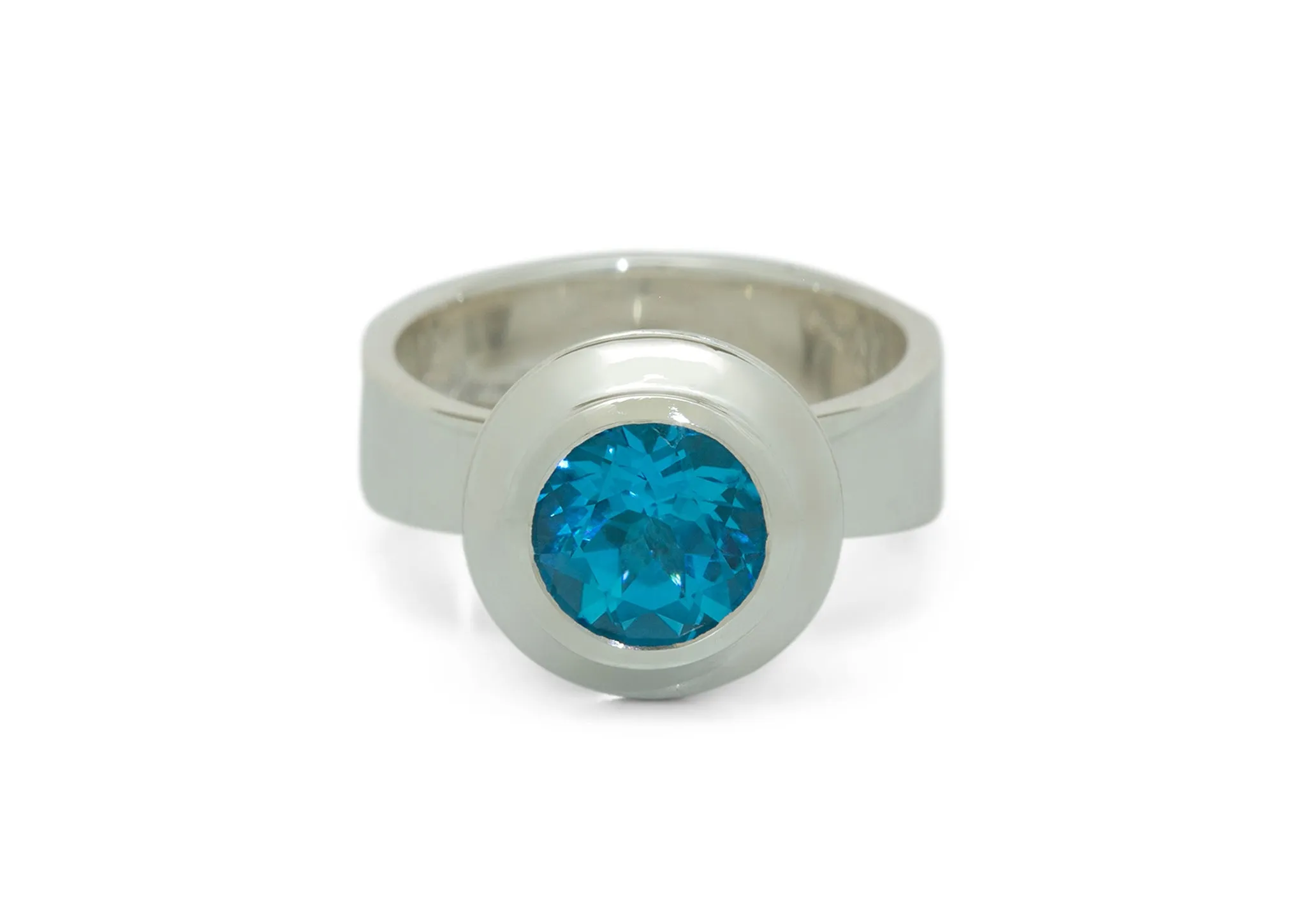 JW461 Gemstone Ring, Sterling Silver