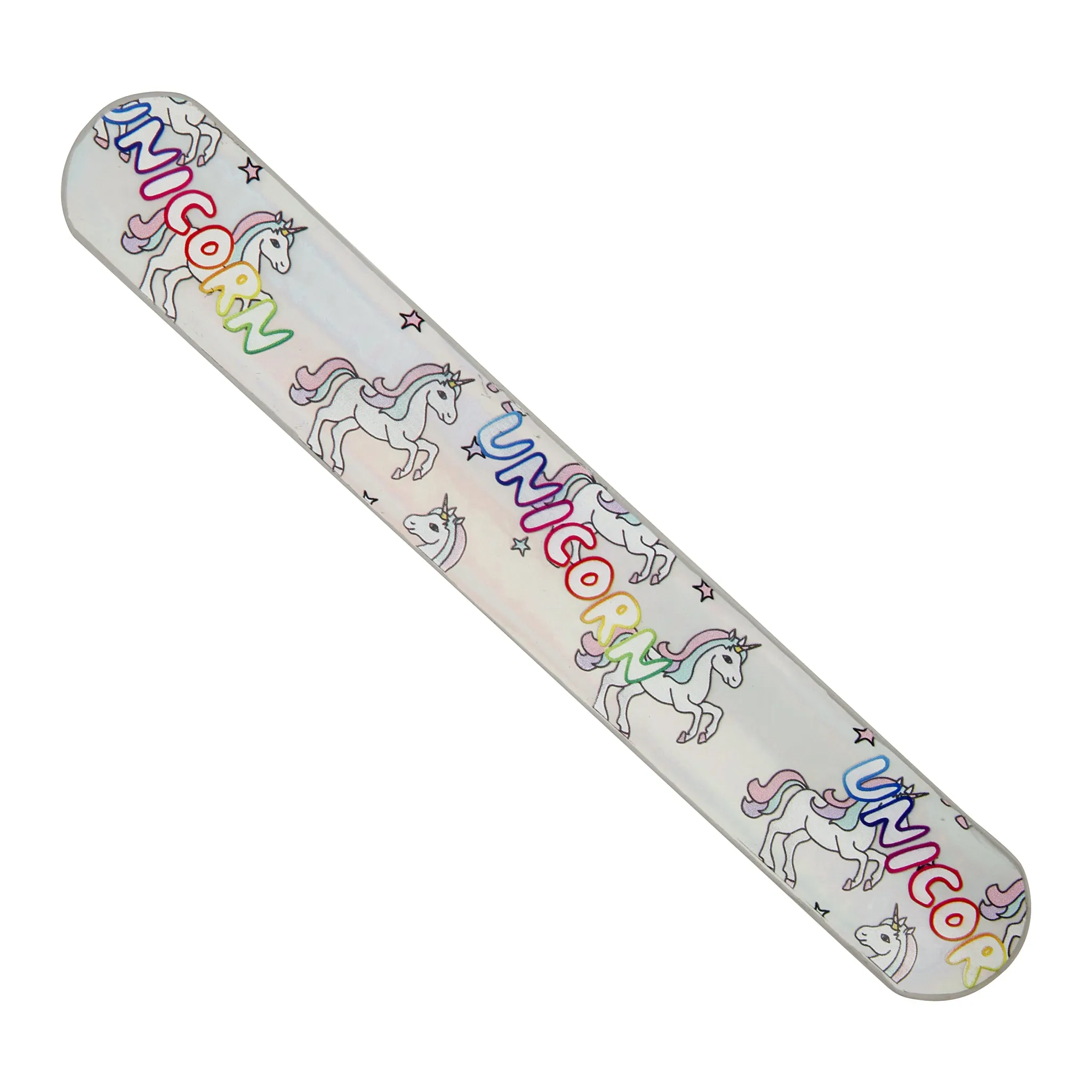 Kids Unicorn Metallic Slap Band