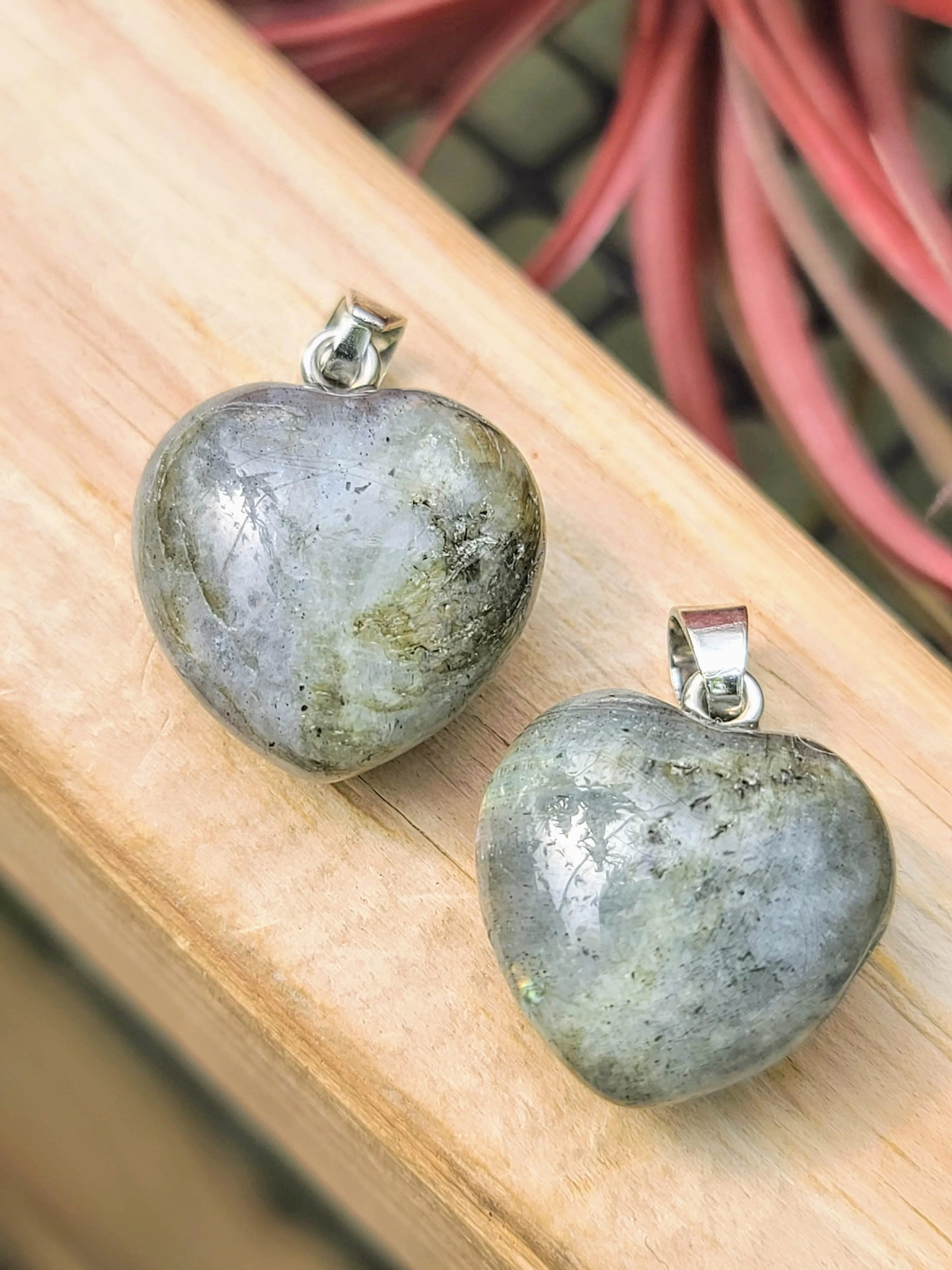 Labradorite Heart Pendant