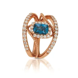 Le Vian Deep Sea Topaz Ring