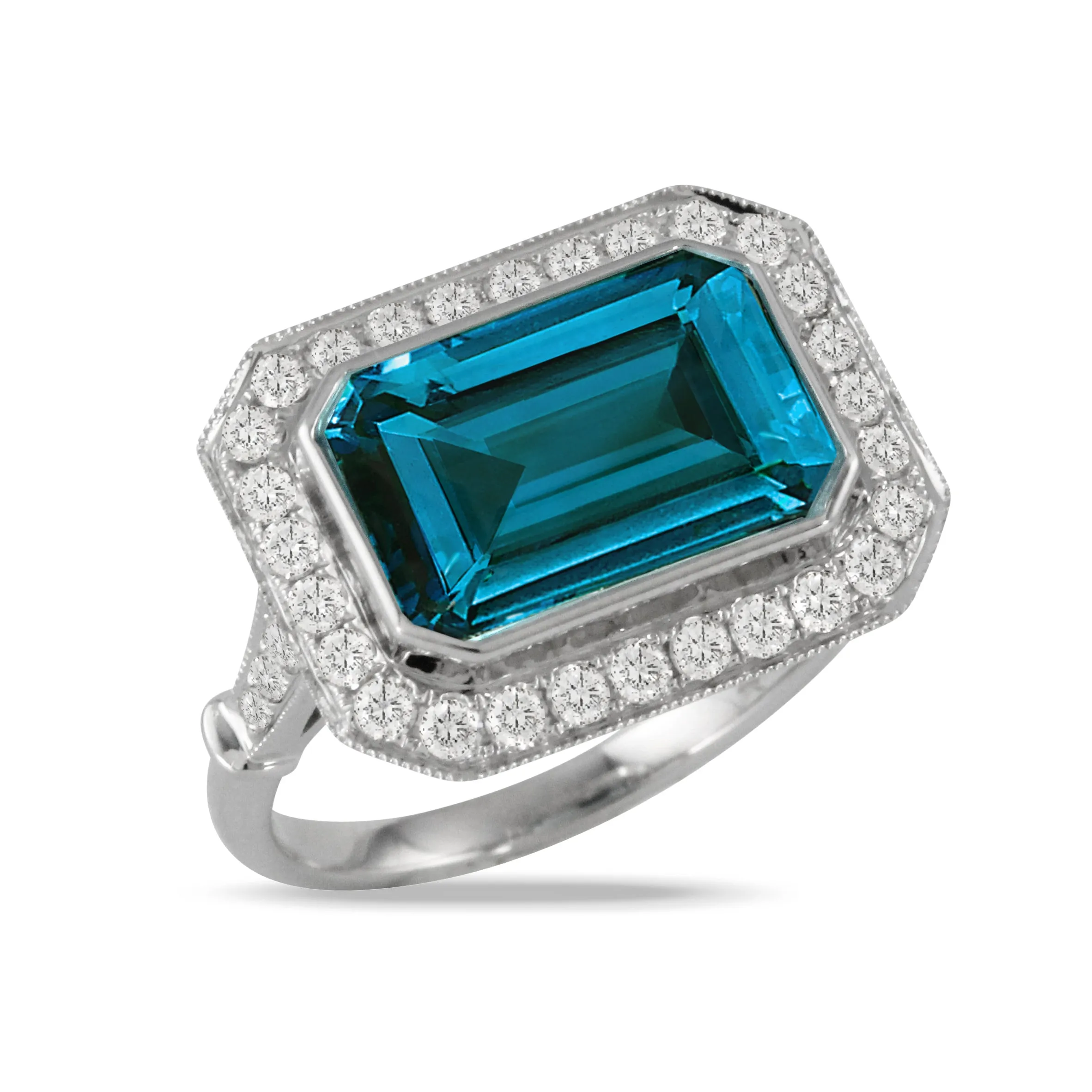 London Blue Topaz Ring