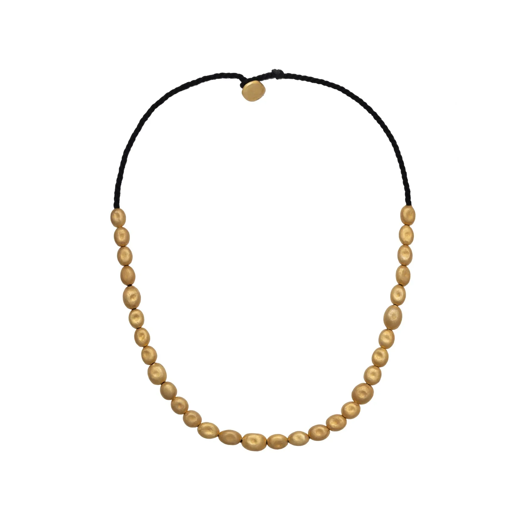 Mahal Beaded Gold Necklace