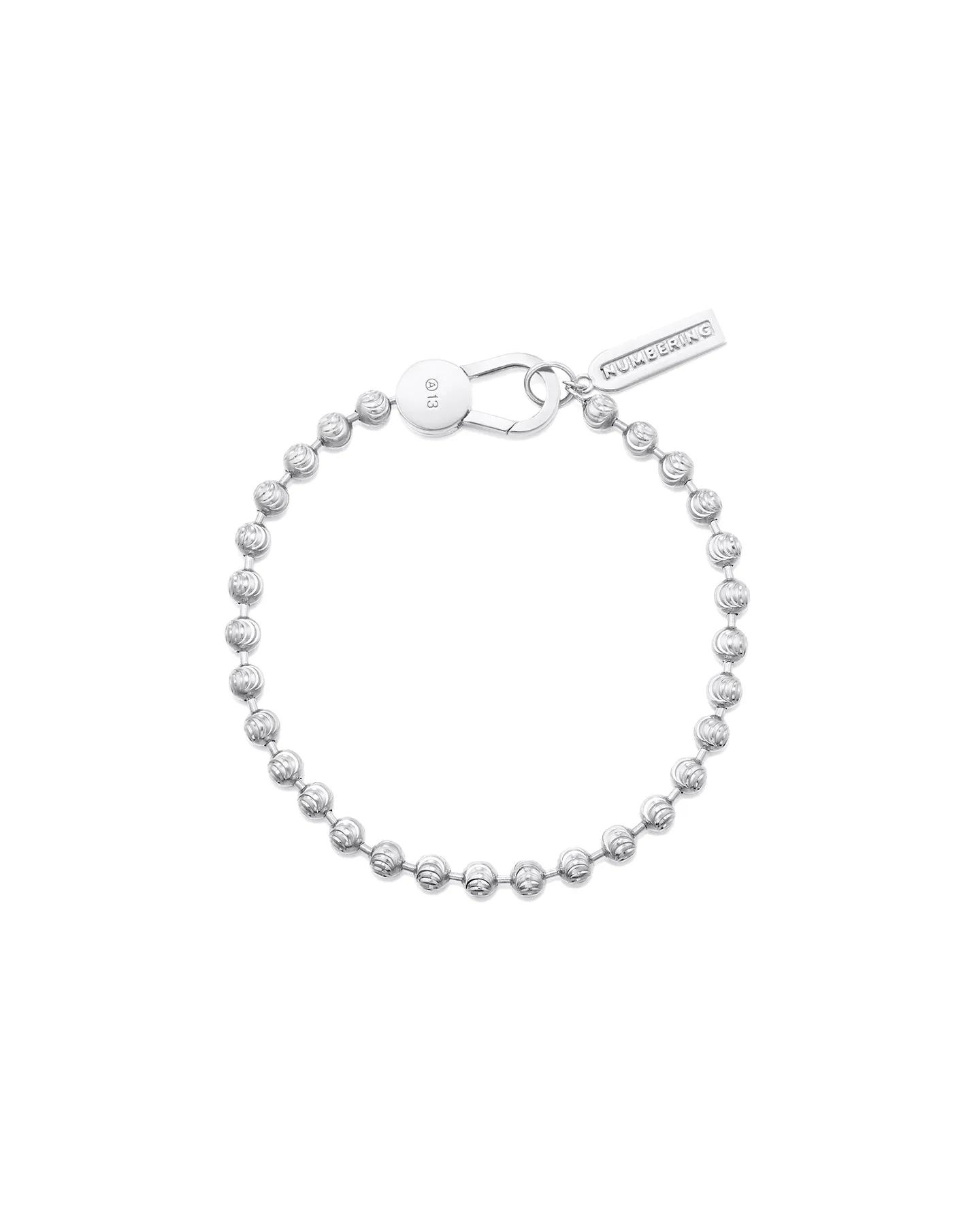 Numbering Cutting Ball Chain Bracelet