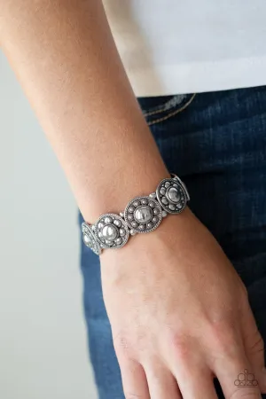 Paparazzi Bracelet ~ Rural Fields - Silver