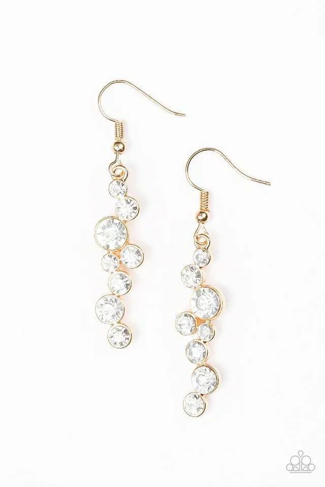 Paparazzi Earring ~ Milky Way Magnificence - Gold