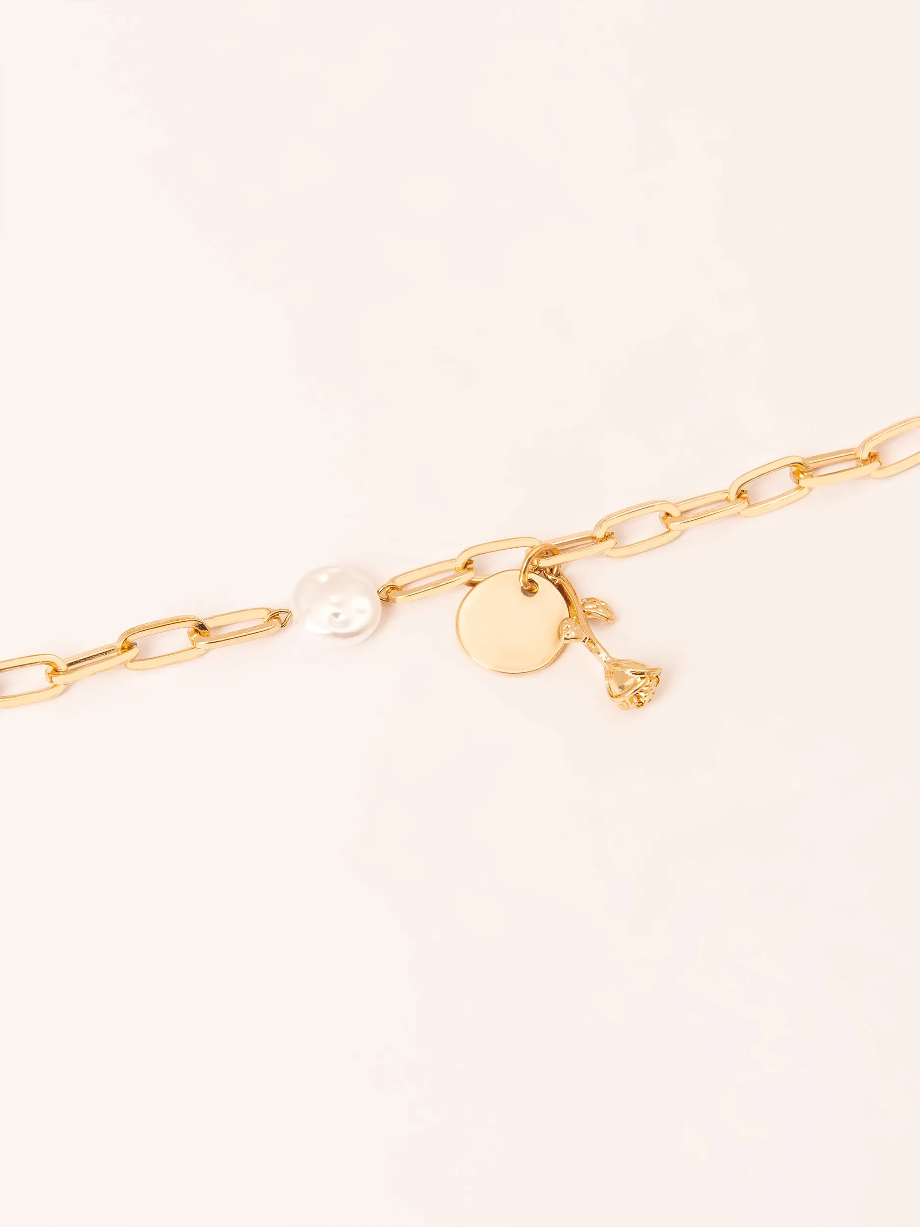 Pearl Rose Bracelet