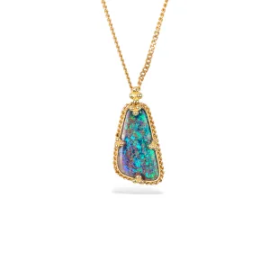 Petite Boulder Opal Necklace