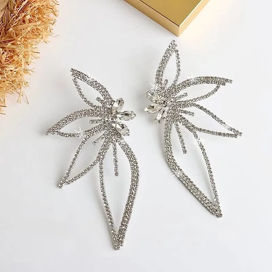 "Kalyn" - Rhinestone Bridal Earrings