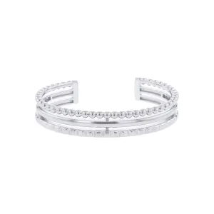 Silver Serendipity Bangle Bracelet