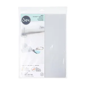 Sizzix Surfacez Metallic Shrink Plastic 8/Pkg - Silver*