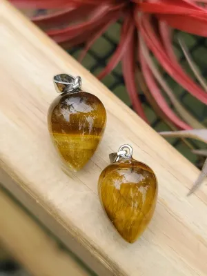 Tigers Eye Teardrop Pendant