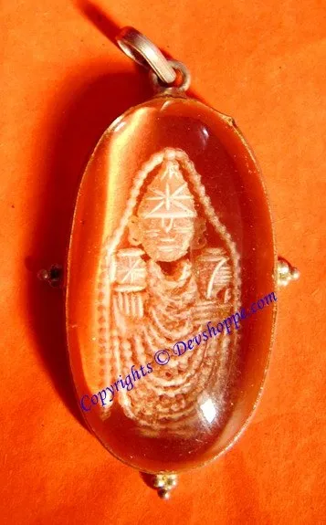 Tirupati Balaji (Venkateshwara) crystal pendant