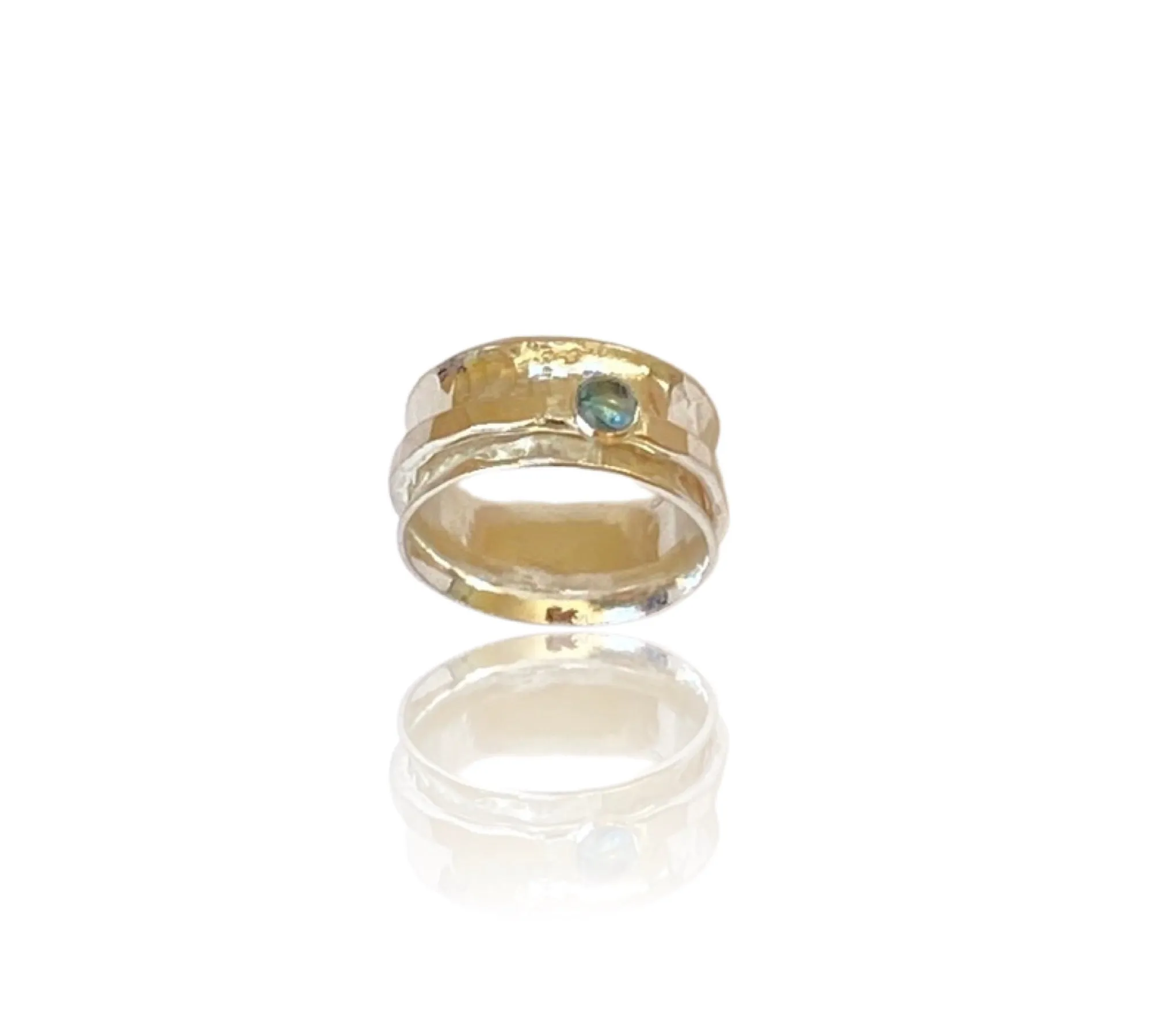 Topaz Spinner Ring