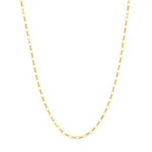 Yellow Gold Long Link Box Chain